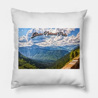Glacier National Park Pillow