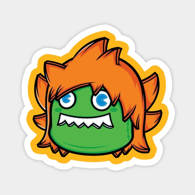 funny blanka Magnet by a cat cooking