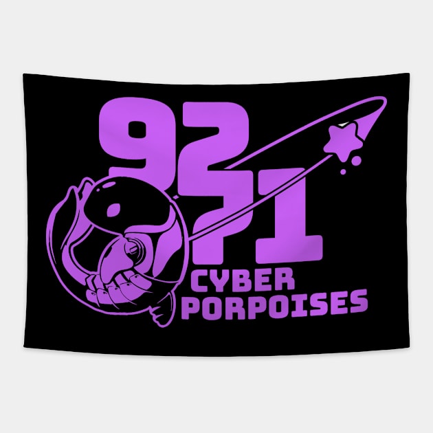 Cyber Porpoise Supporter Tapestry by Cyber Porpoises Merchandise