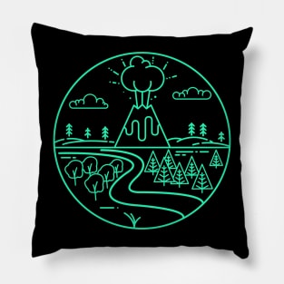 Volcanic Eruptions Pillow