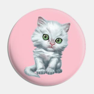 Turkish Angora kitten Pin