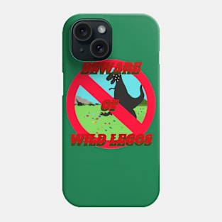 Beware of Wild Lego Funny Dinosaur Meme Phone Case