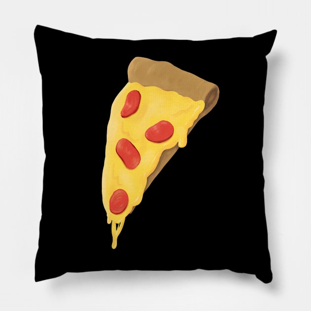 Pizza Slice Pillow by LittleGreenHat