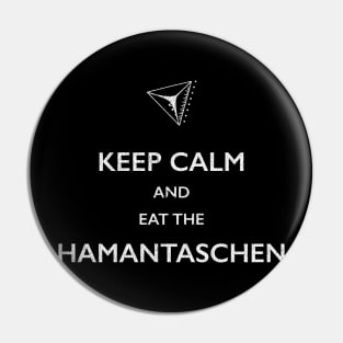 Keep Calm Hamantaschen Lover TShirt Pin