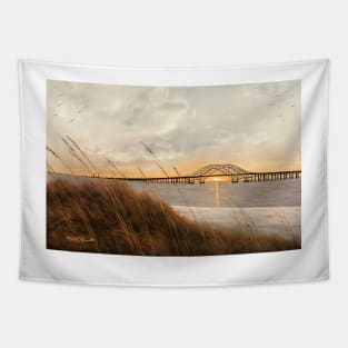 View of Captree Bridge Tapestry