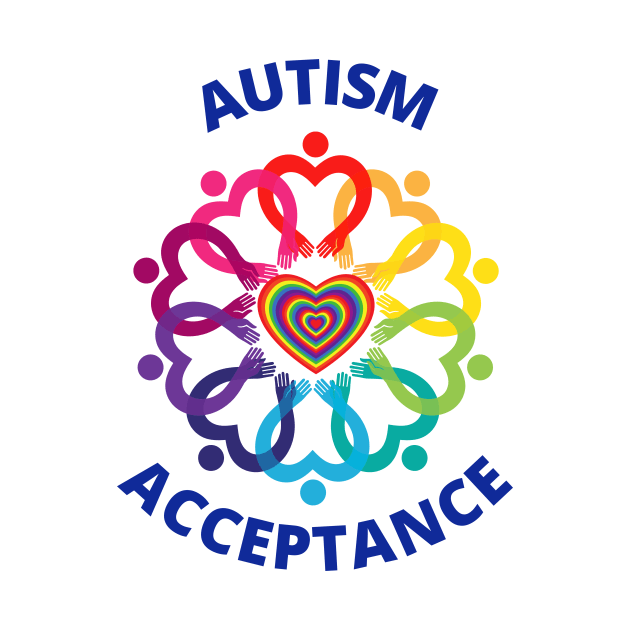 Autism Acceptance Circle by Delilah Designs