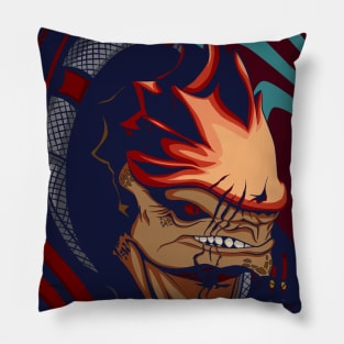 Portrait - Urdnot Wrex Pillow