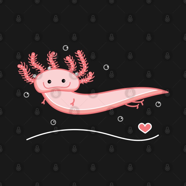 Funny axolotl by spontania