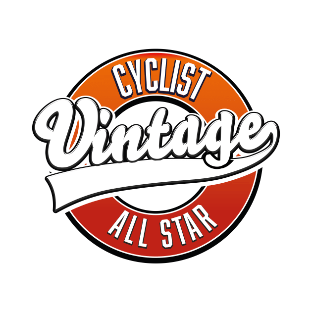 Cyclist vintage all star logo by nickemporium1