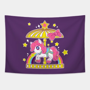 Rainbow Carousel Tapestry