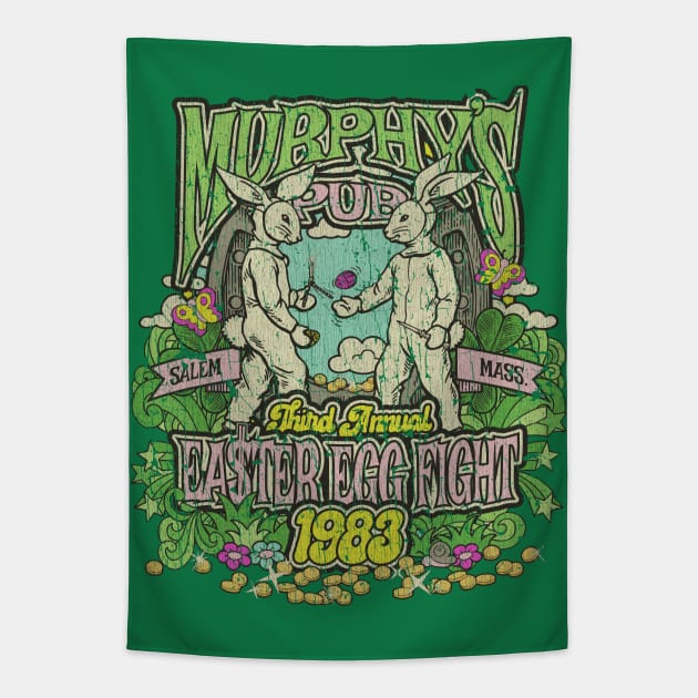 Murphy's Pub Easter Egg Fight 1983 Tapestry by JCD666