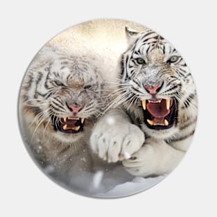 Tiger Animal Nature Majestic Wilderness Pin