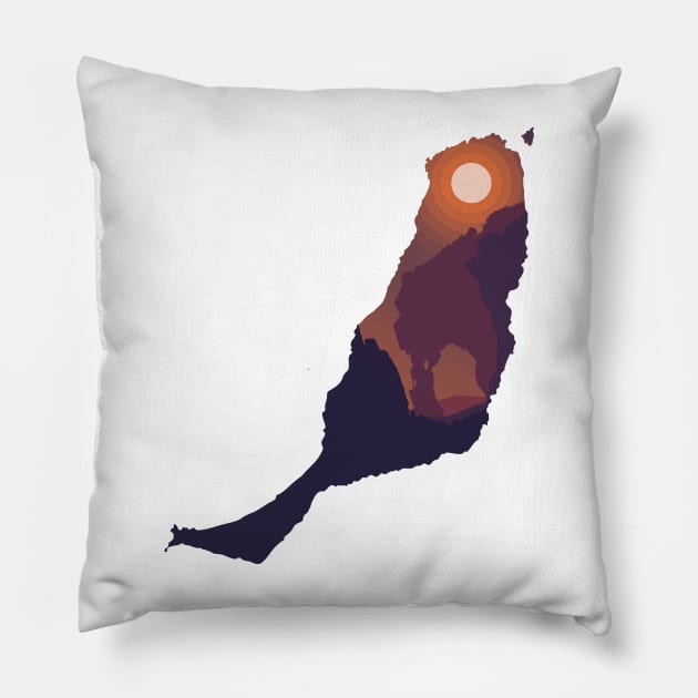 Fuerteventura Pillow by Silhouettes