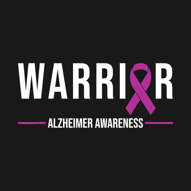 Warrior Recovery Purple Ribbon ALZHEIMER AWARENESS Gift by thuylinh8