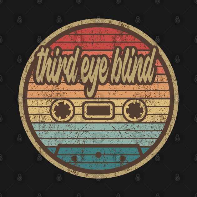 third eye blind cassette retro circle by penciltimes