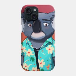 Koala with Hawaii Shirt Phone Case