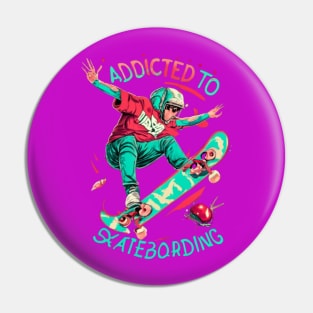 Skateboard Lover Pin