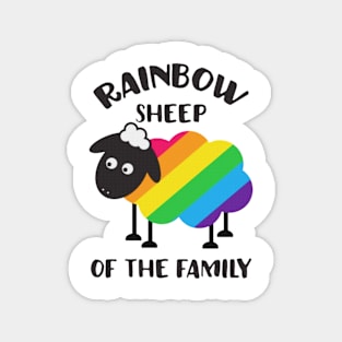 Rainbow sheep of the family funny gift Magnet