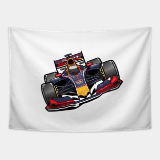 Formula 1 Racing Car Tapestry