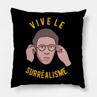 Andre Breton - Vive Le Surrealisme Pillow