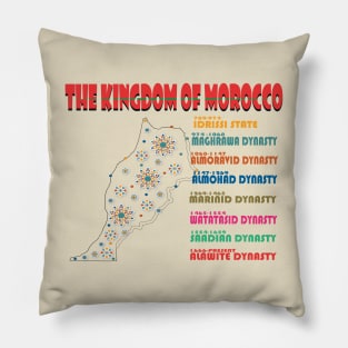 kingdom of morocco Pillow
