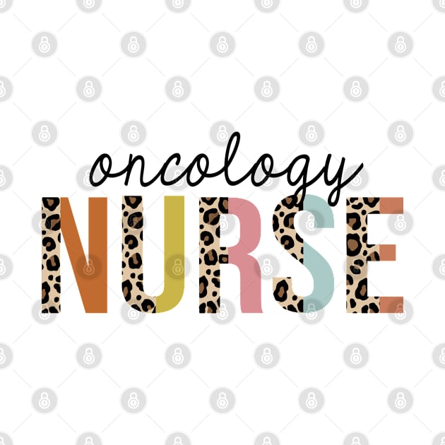 Oncology Nurse Leopard Print Registered RN Nursing Appreciation by HeroGifts