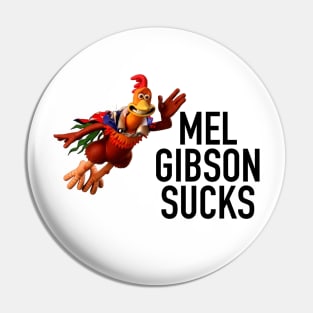 Chicken Racist Pin