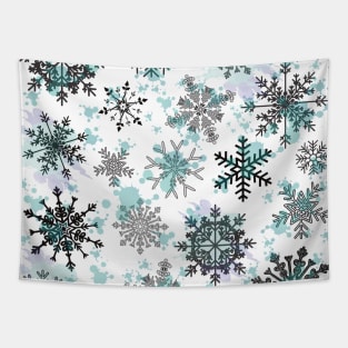 Christmas snow art. Tapestry