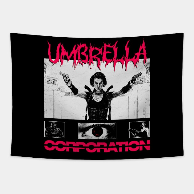 Umbrella Corporation Tapestry by nickbaileydesigns