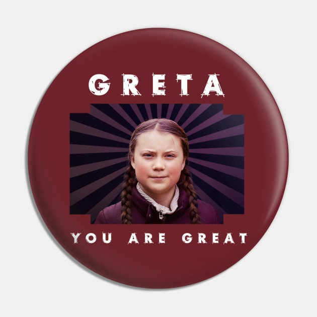 Greta Thunberg Pin by MadToys