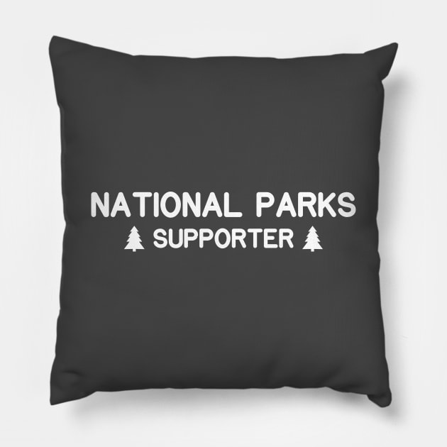 National Park Supporter Pillow by roamfree