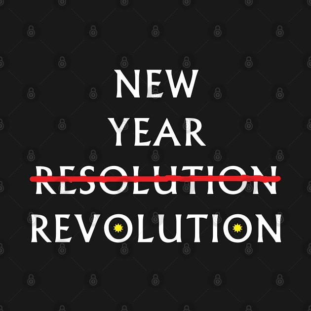 New Year Resolution / Revolution - Typography Design by art-by-shadab