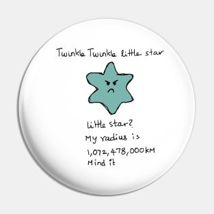 Am I a little star Pin