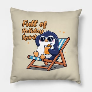 Pingiun i'm Full of Holiday Spirit Pillow