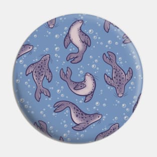 Swimming Seals 2 Pin