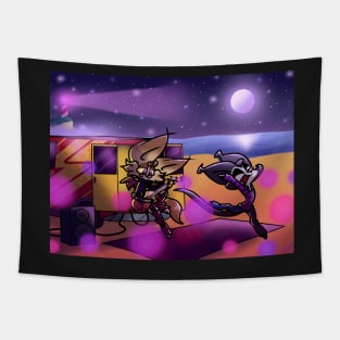 music and dance under the stars Tapestry