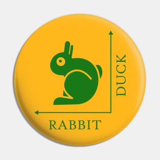 Duck Rabbit Illusion Pin