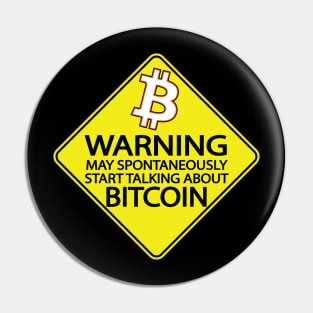 Spontaneously Bitcoin Pin