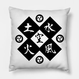 The Book of Five Rings-Crest (Miyamoto Musashi) Pillow