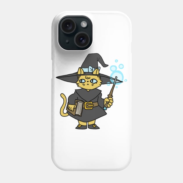 Tabaxi Wizard Phone Case by NathanBenich