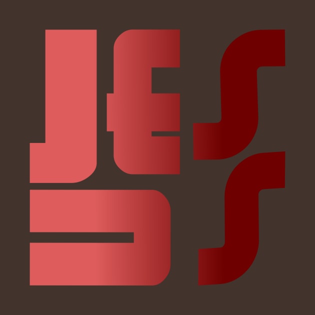 Jesus, name, typography by Furashop