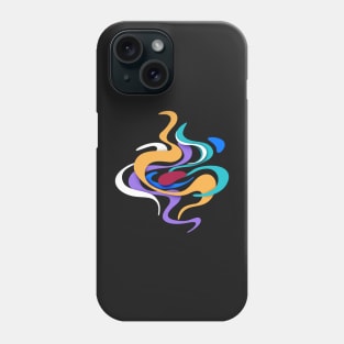 Abstract with Wavy Stains Phone Case