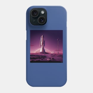 Interplanetary Spaceport Phone Case