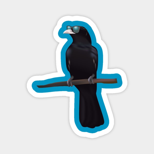 Cool Crow Magnet by whatwemade