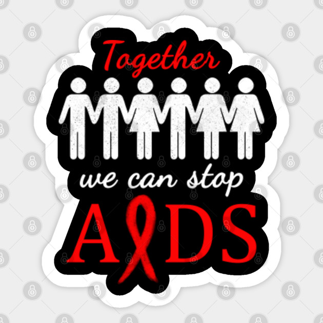 World Aids Day Tee Gift World Aids Day Sticker Teepublic