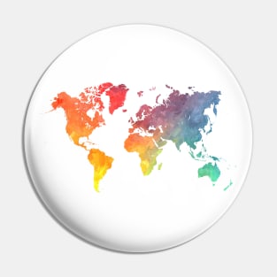 world map colored #map #worldmap Pin