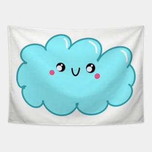 Kawaii Happy Cloud Tapestry