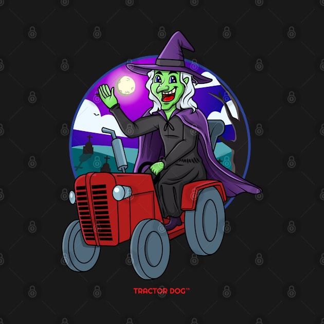 Tractor Critters Witch Halloween by tractordog