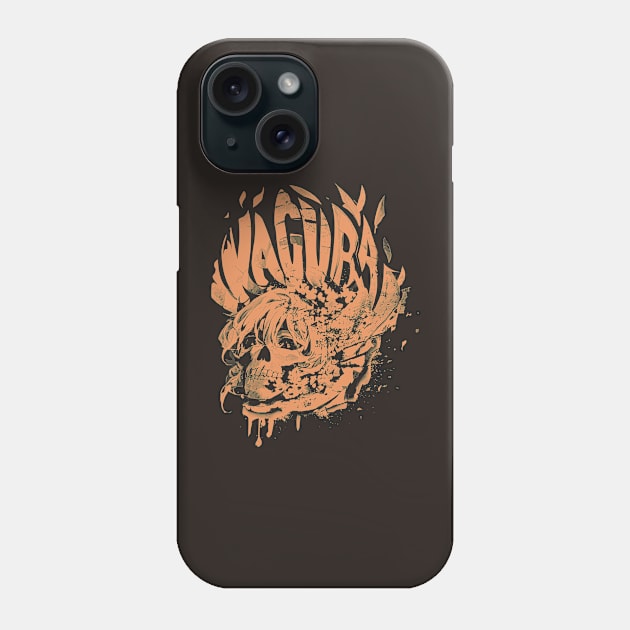 Skull Girl (apricot skull) Phone Case by Kagura (The band)