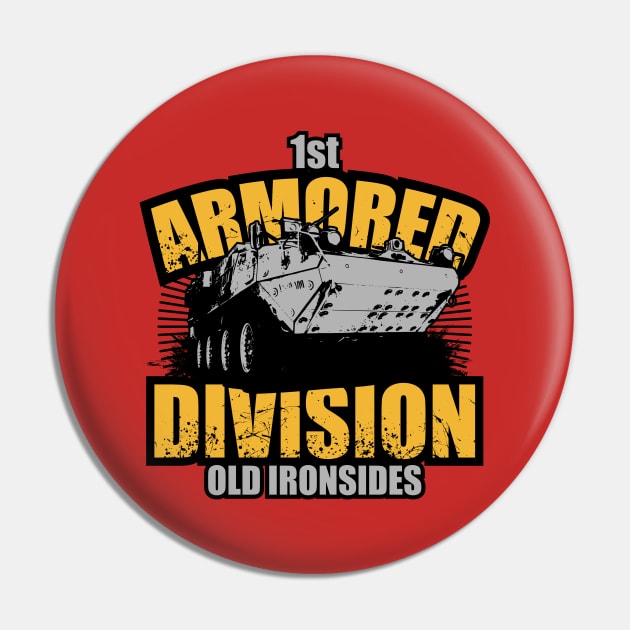 1st Armored Division Pin by TCP